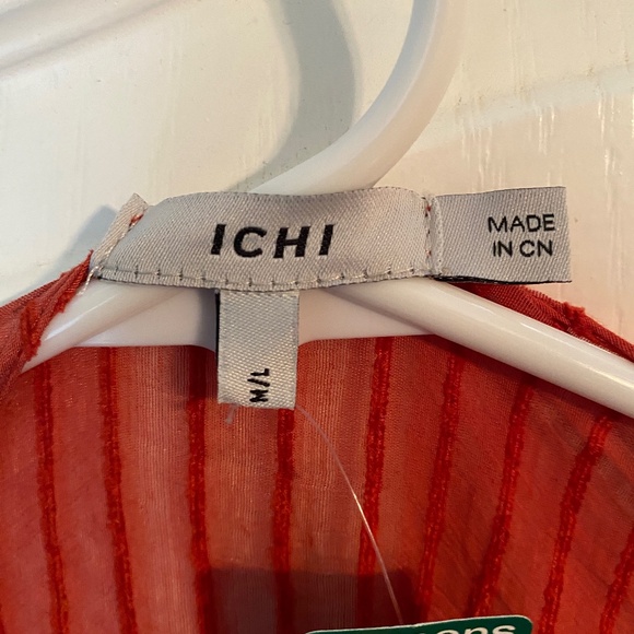 ICHI IABELLA KI Belted,  Kimono-Style Top - Picture 4 of 7